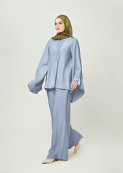 Celestine Bell-Sleeve Tunic - Powder Blue by Minnaba